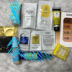 Sephora sample bundle for hair, skin, face